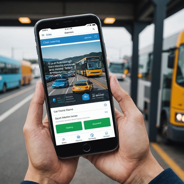 Comment les entreprises de services de transport peuvent-elles utiliser les applications mobiles pour offrir des services de réservation en temps réel?