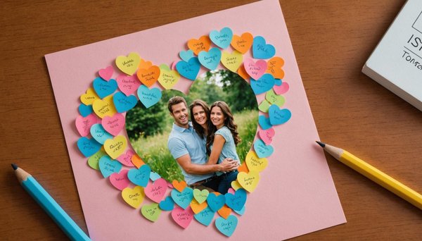 Créez des souvenirs inoubliables avec des post-it cœur personnalisés